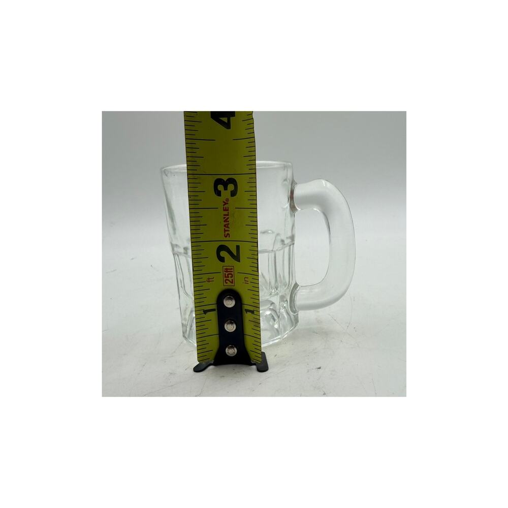 Antique A&W Root Beer Glass Mug 3oz 1930 Round Bullseye Logo - Picture 2 of 3